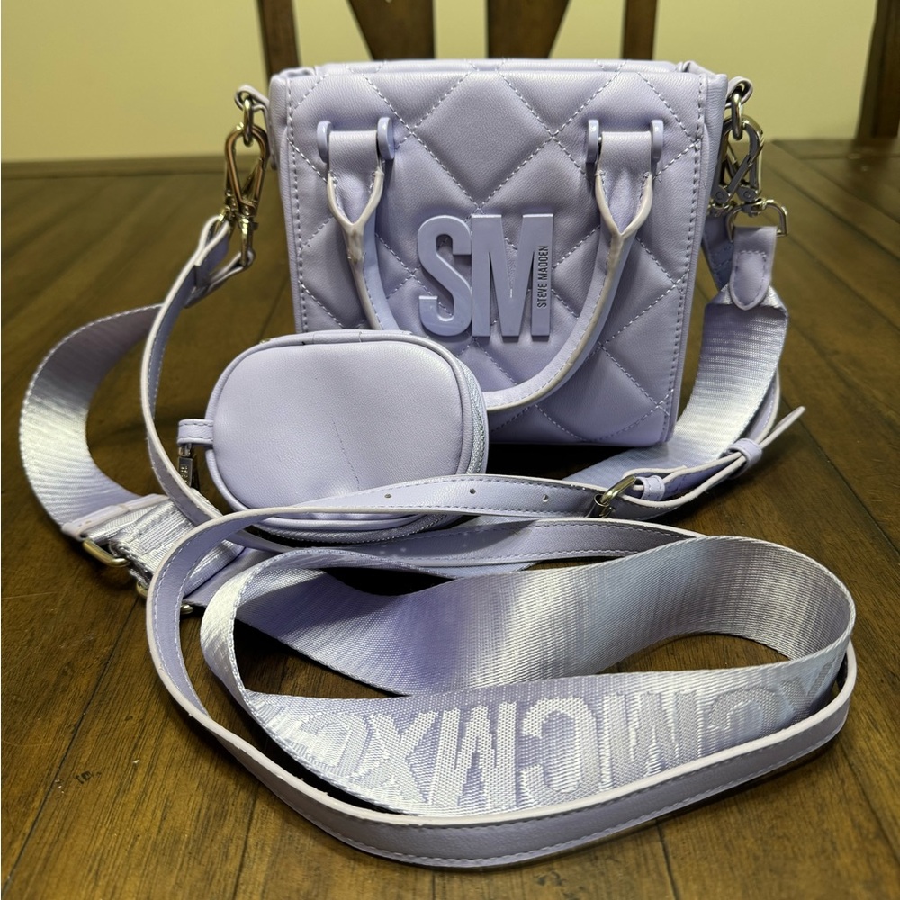 Steve Madden Bbabi Gentle Lavender Crossbody Bag